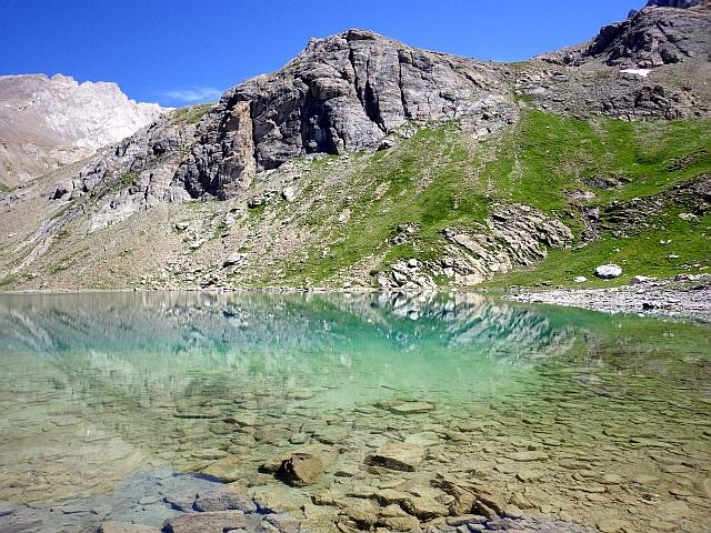 reportage peche mouche lac d'altitude Alpes de Haute Provence 04 lac Premier