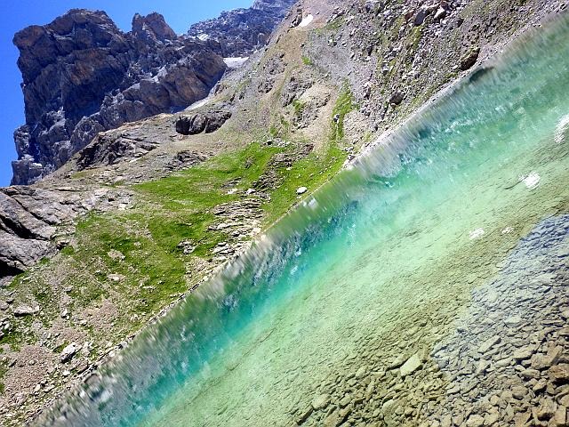 reportage peche mouche lac d'altitude Alpes de Haute Provence 04 lac Premier