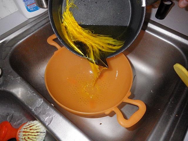 Technique de la teinture en poudre