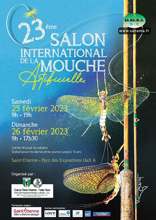 SANAMA 2023 Saint-Etienne Avozetto Webzine Pêche Mouche