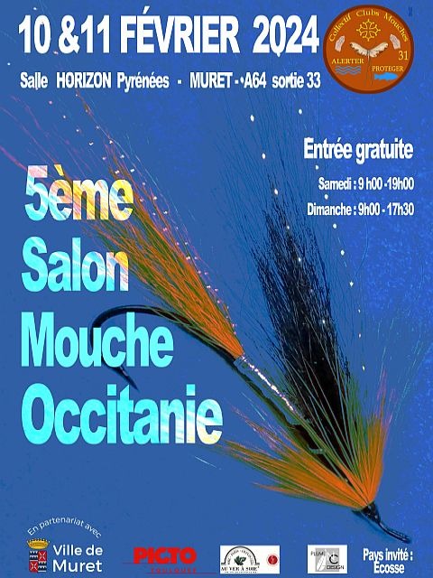 Salon Pêche à la Mouche Muret Février 2024 Occitanie Avozetto Webzine Pêche Mouche